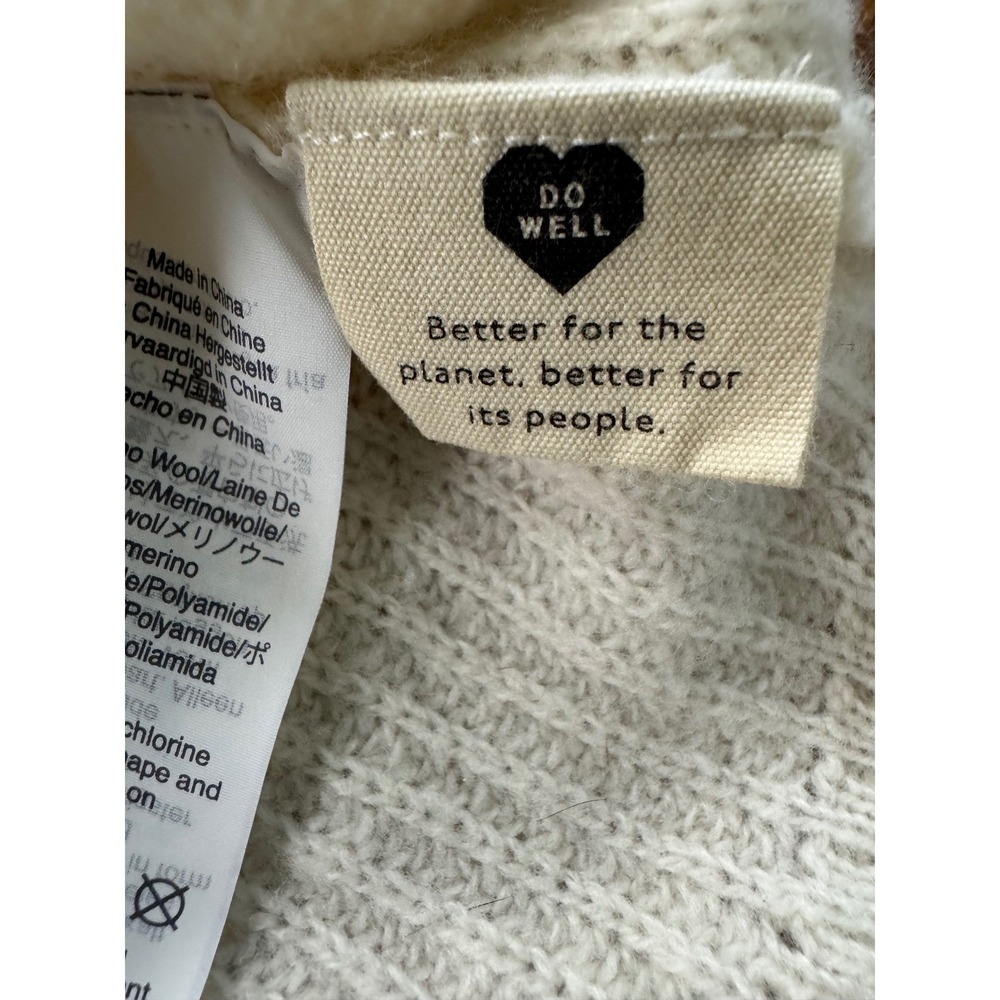 Madewell Women's Ribbed Button-Front Merino Wool Blend Cardigan Sweater - Picture 4 of 8